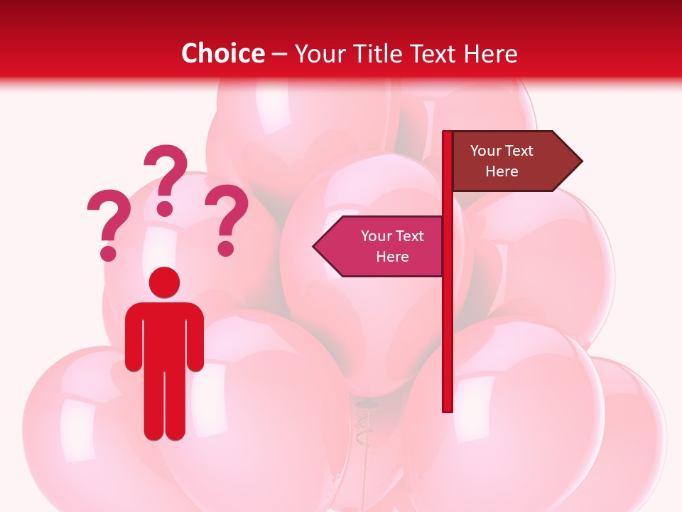 Bunch Decoration Birthday PowerPoint Template