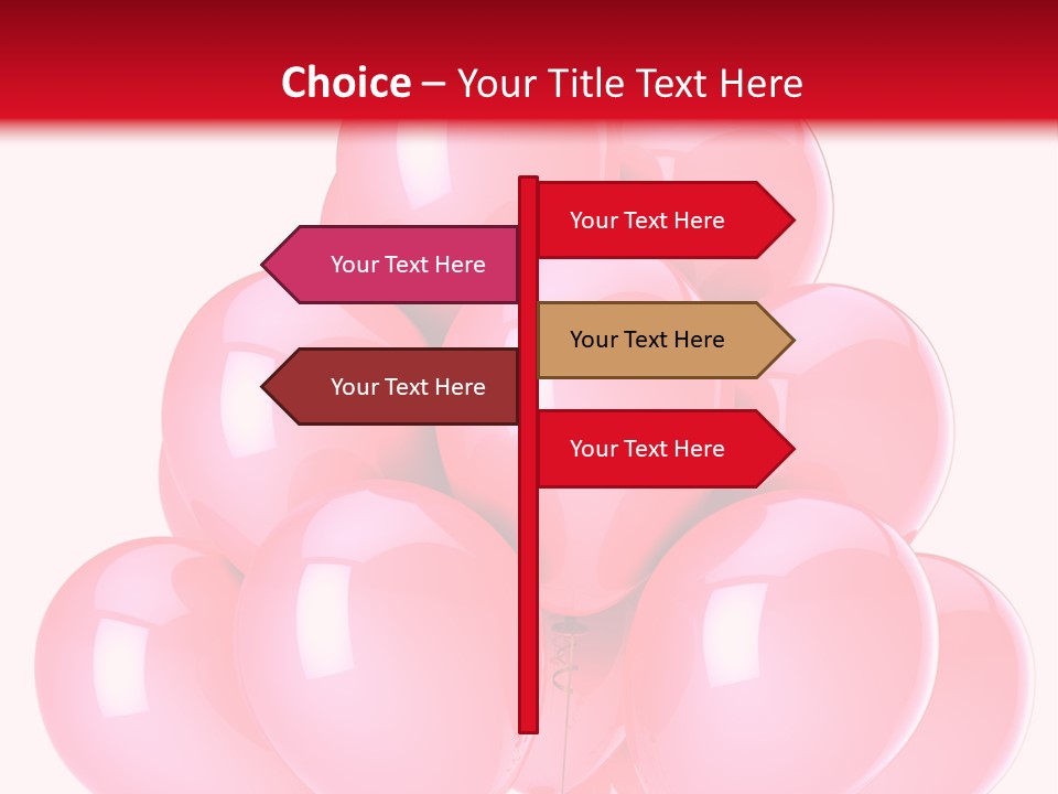 Bunch Decoration Birthday PowerPoint Template