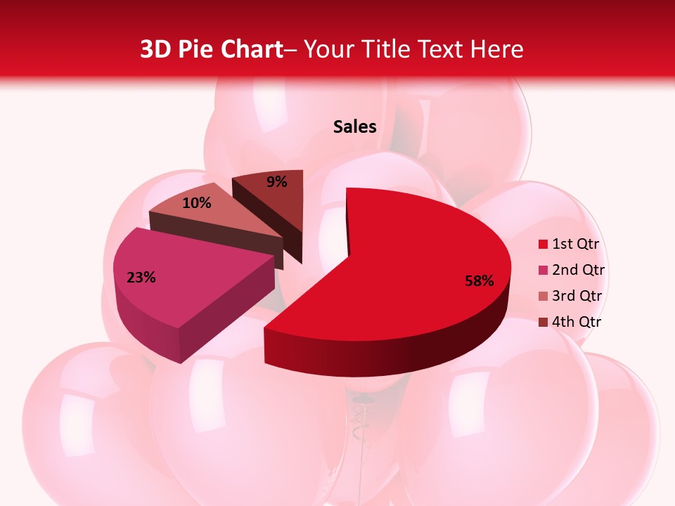 Bunch Decoration Birthday PowerPoint Template