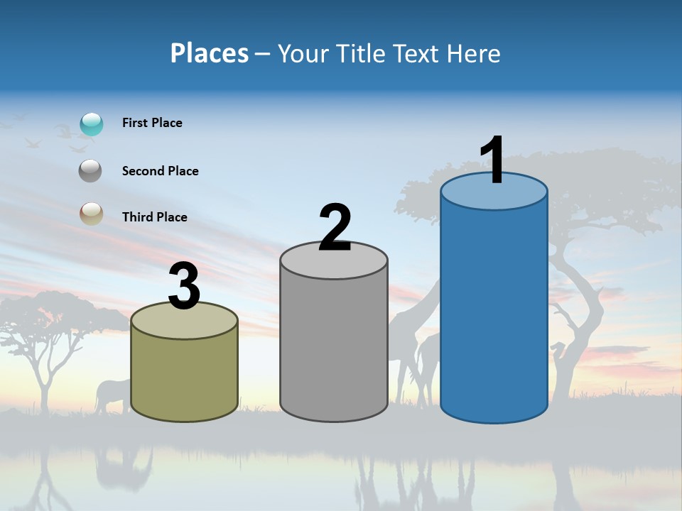 Journey Black Kenya PowerPoint Template