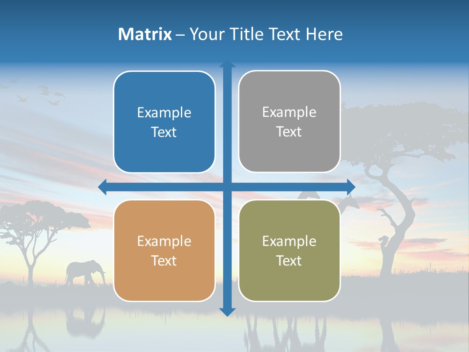 Journey Black Kenya PowerPoint Template