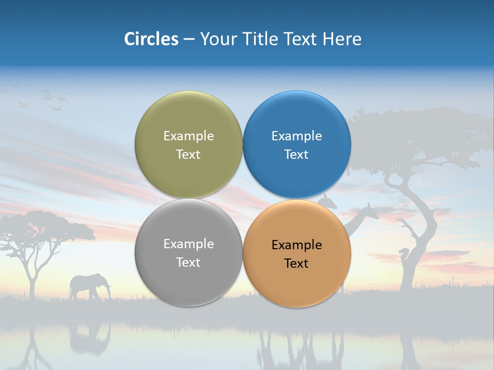 Journey Black Kenya PowerPoint Template