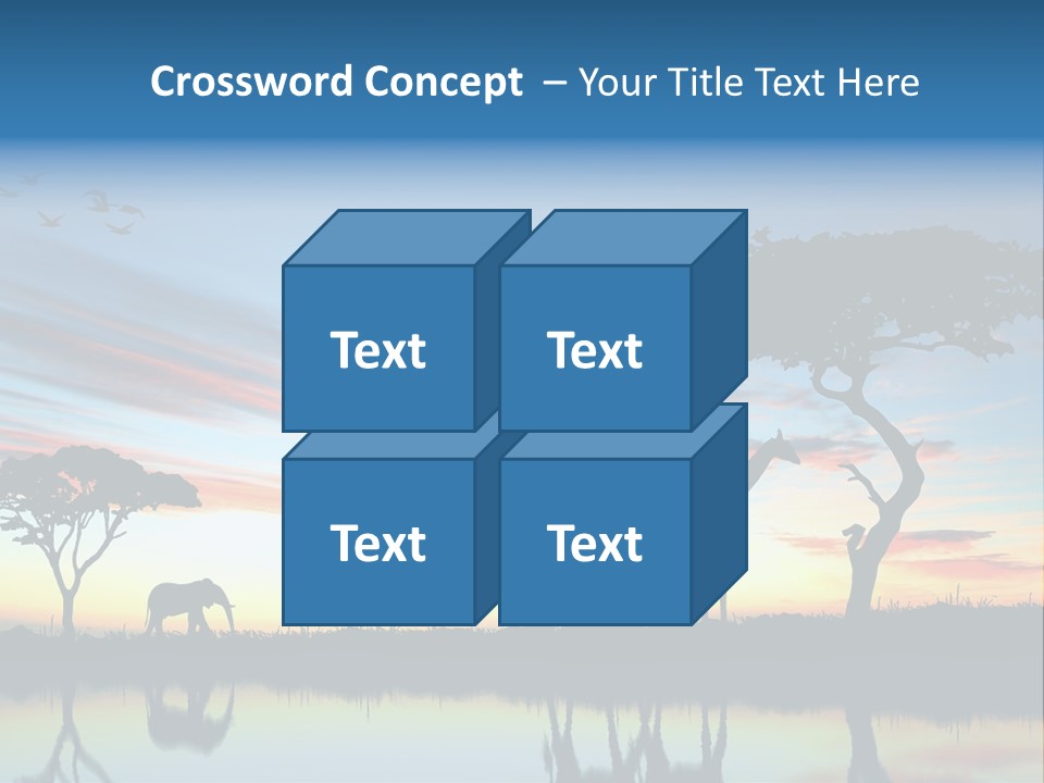 Journey Black Kenya PowerPoint Template