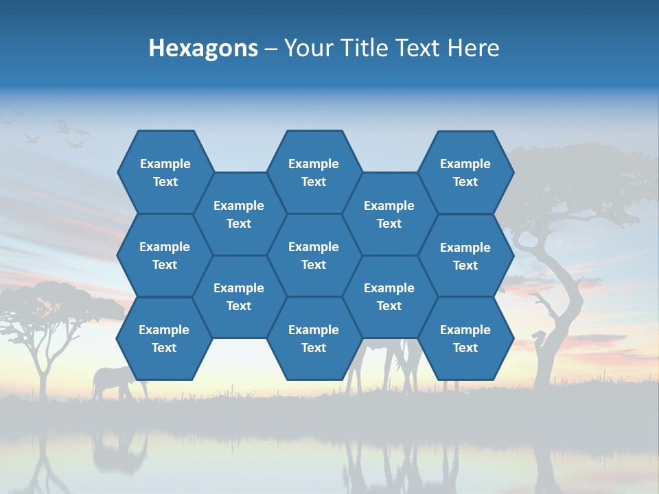 Journey Black Kenya PowerPoint Template