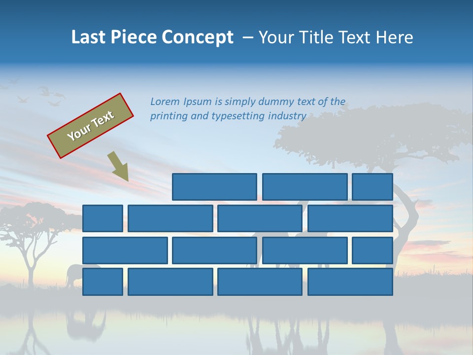 Journey Black Kenya PowerPoint Template