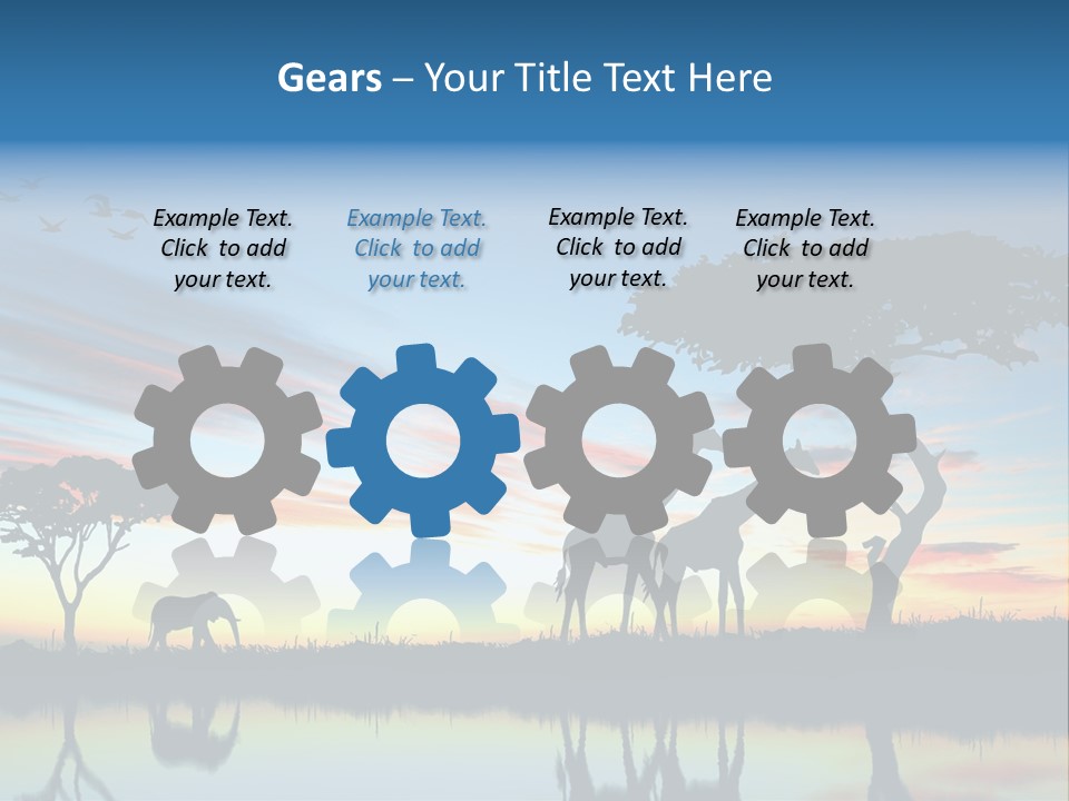 Journey Black Kenya PowerPoint Template