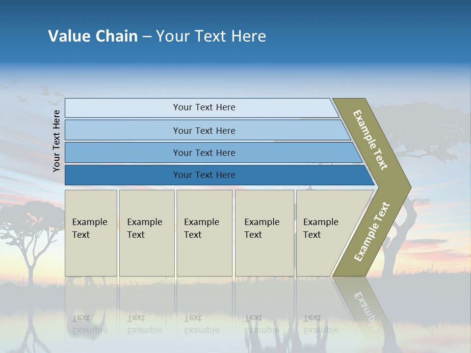 Journey Black Kenya PowerPoint Template
