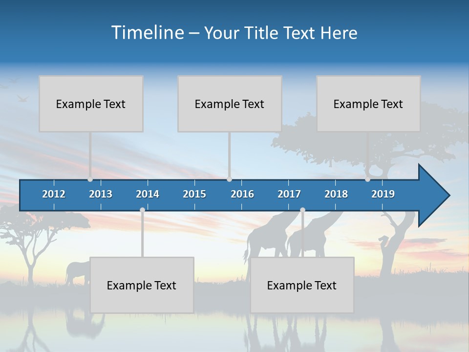 Journey Black Kenya PowerPoint Template