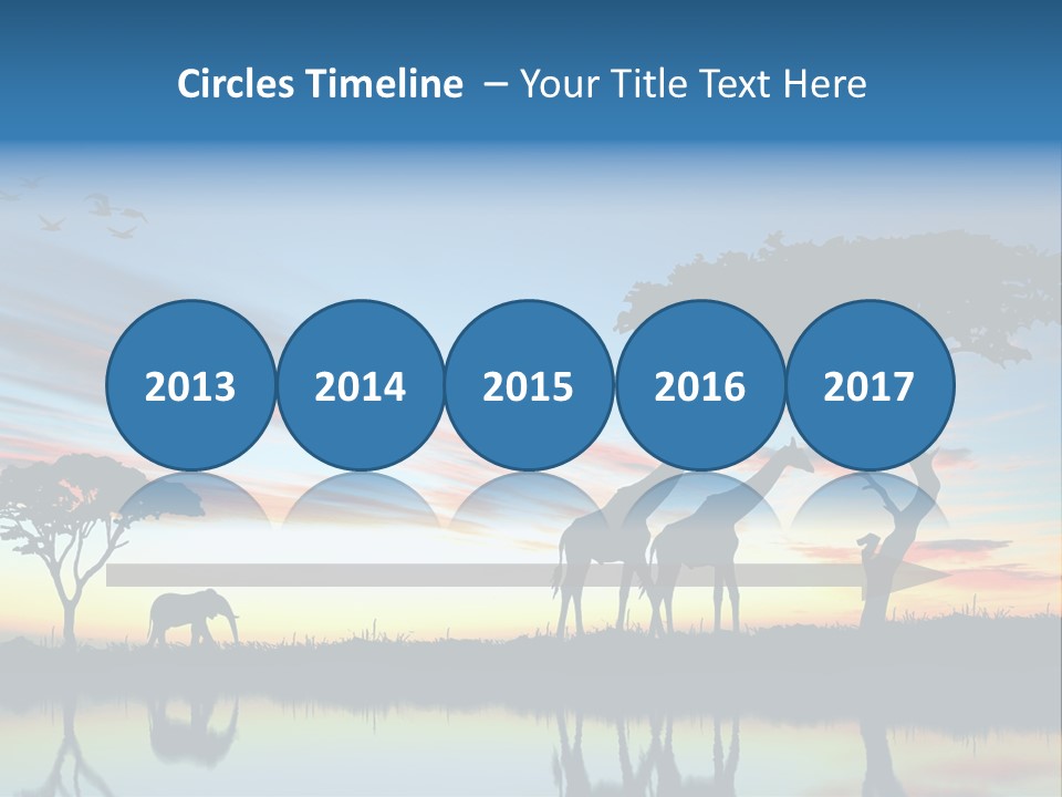 Journey Black Kenya PowerPoint Template