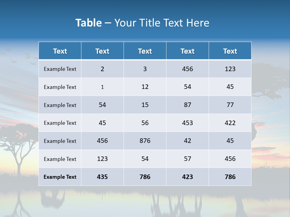 Journey Black Kenya PowerPoint Template