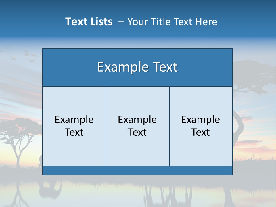 Journey Black Kenya PowerPoint Template
