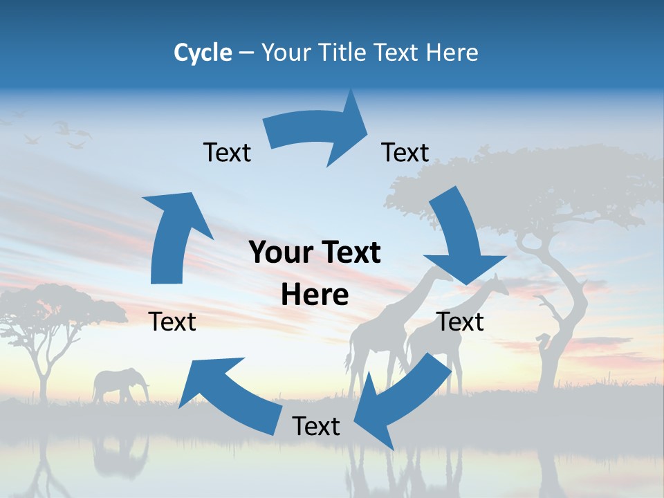 Journey Black Kenya PowerPoint Template