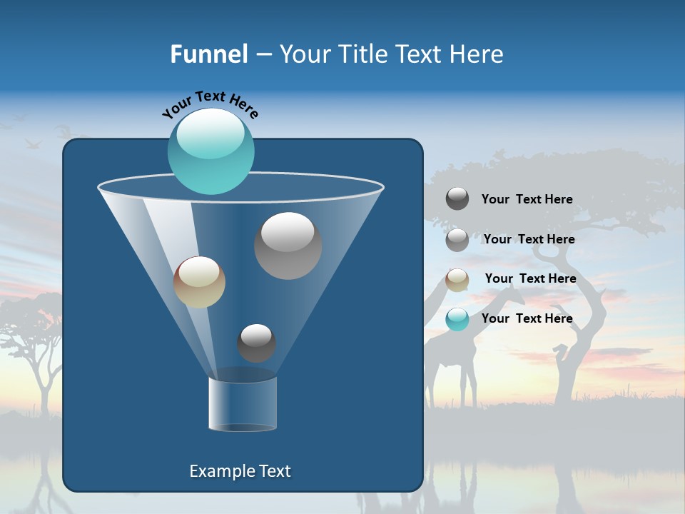 Journey Black Kenya PowerPoint Template