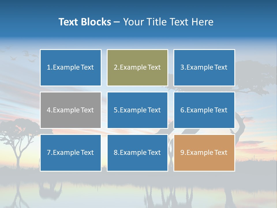 Journey Black Kenya PowerPoint Template