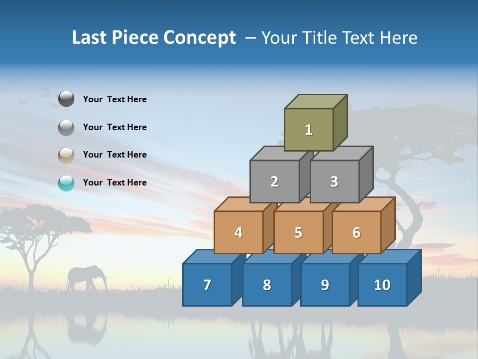 Journey Black Kenya PowerPoint Template