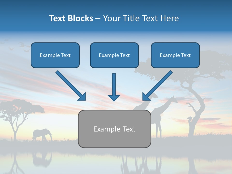 Journey Black Kenya PowerPoint Template