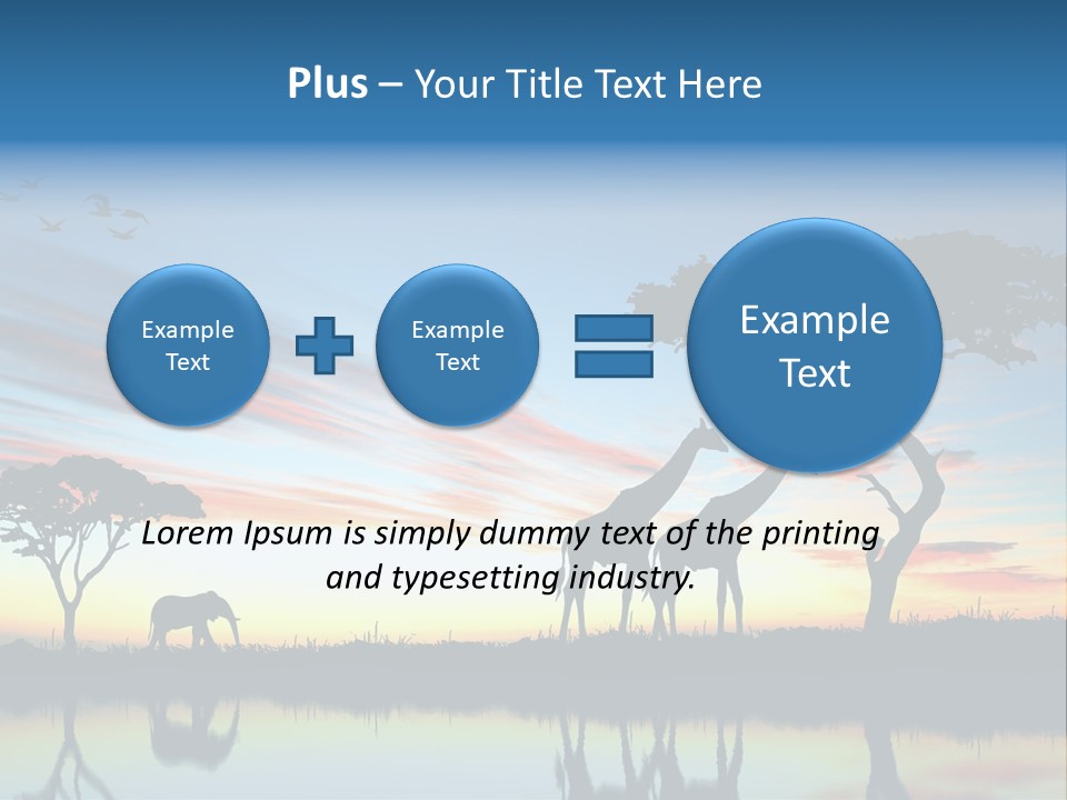 Journey Black Kenya PowerPoint Template