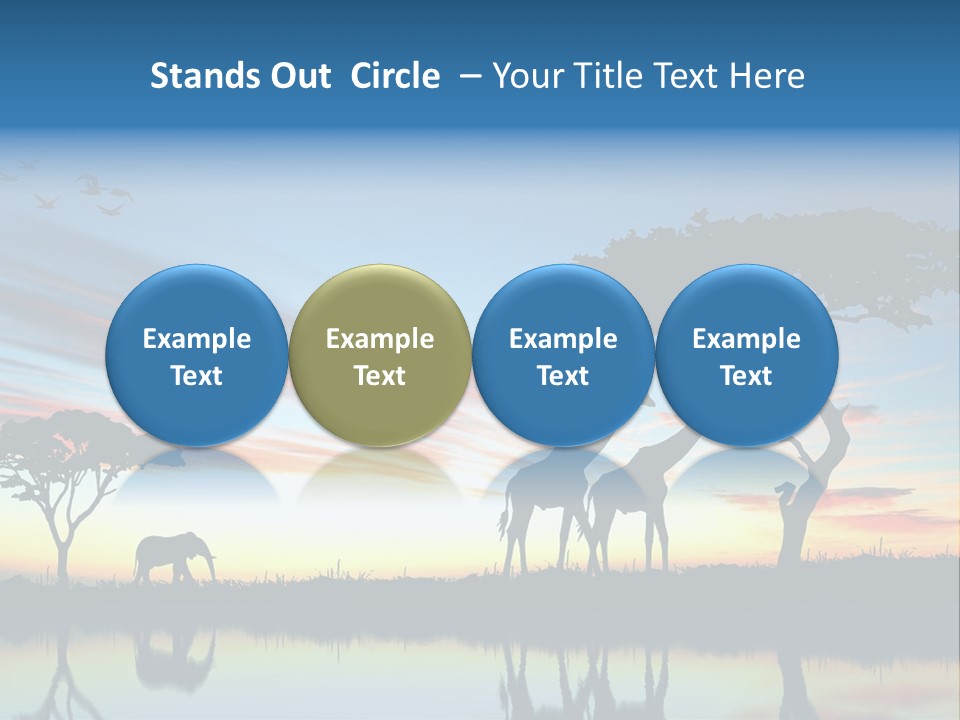 Journey Black Kenya PowerPoint Template