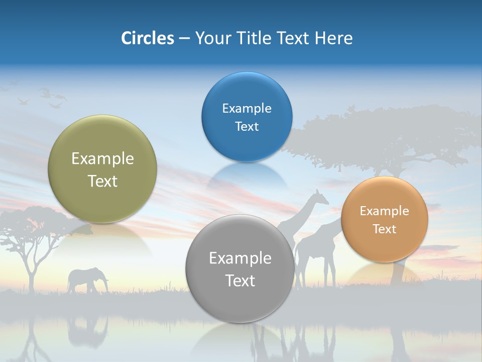 Journey Black Kenya PowerPoint Template