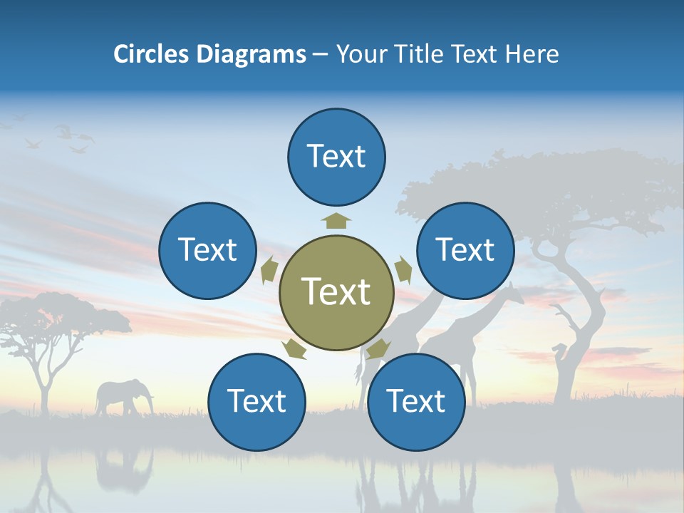 Journey Black Kenya PowerPoint Template