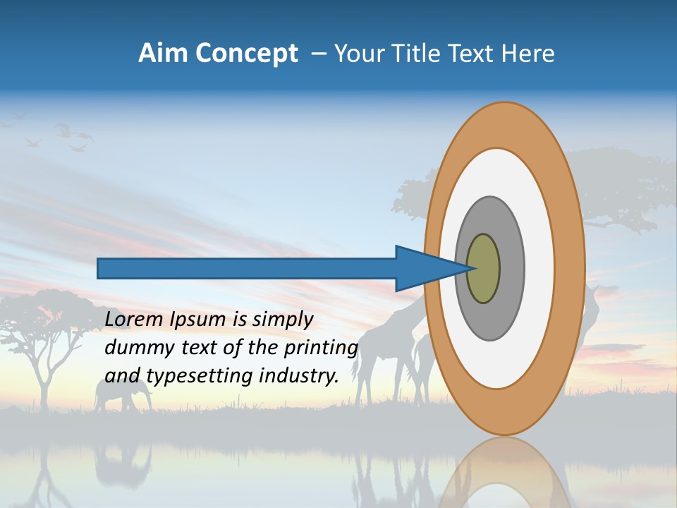 Journey Black Kenya PowerPoint Template