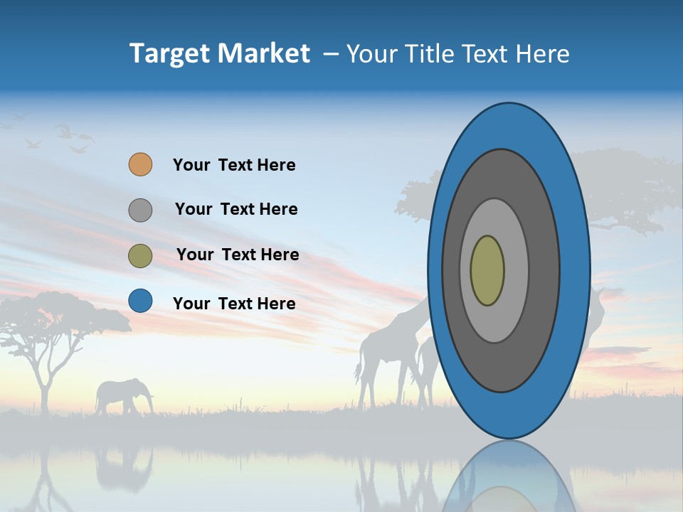 Journey Black Kenya PowerPoint Template