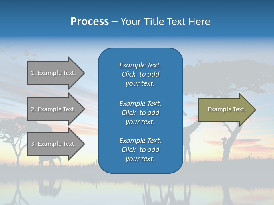 Journey Black Kenya PowerPoint Template