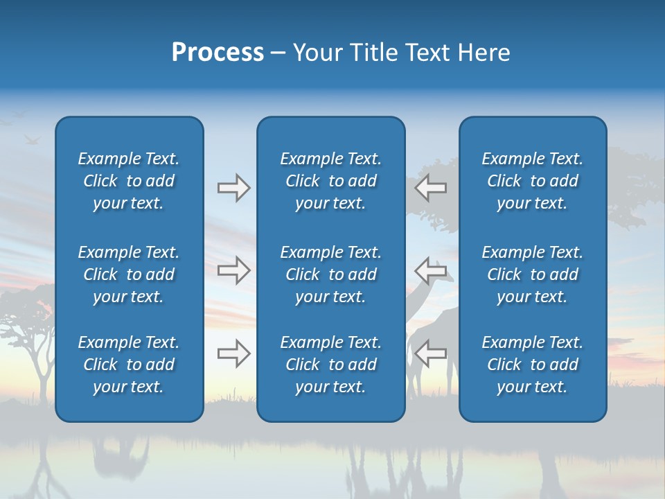Journey Black Kenya PowerPoint Template