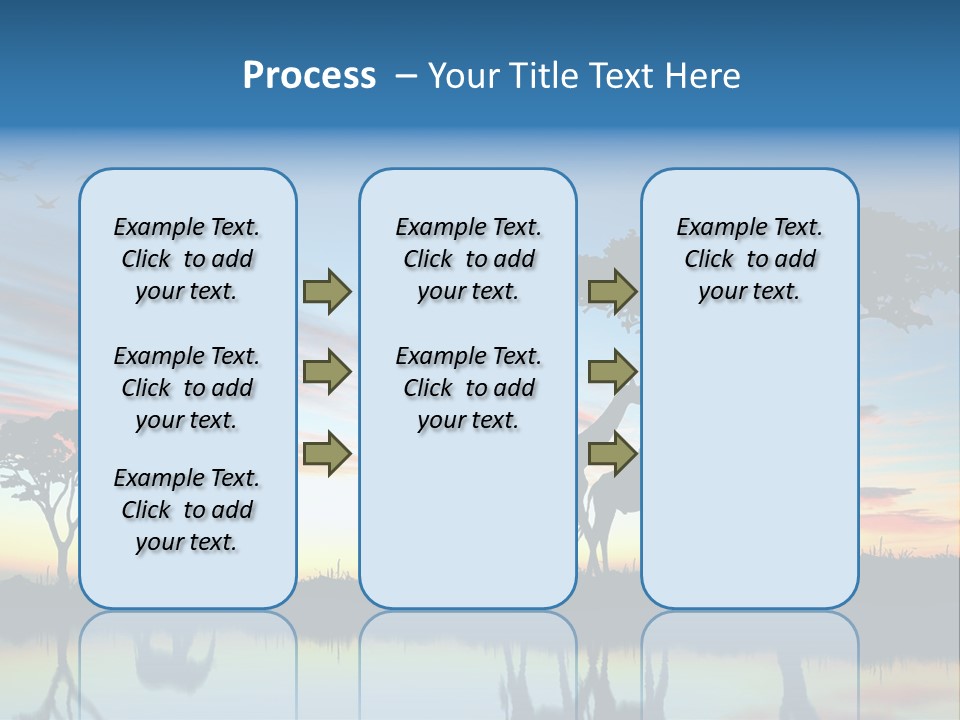 Journey Black Kenya PowerPoint Template