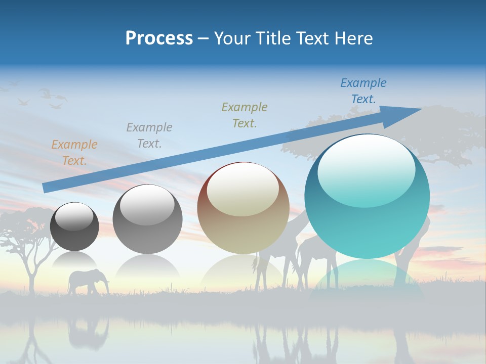 Journey Black Kenya PowerPoint Template