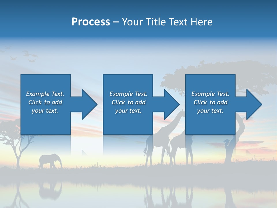 Journey Black Kenya PowerPoint Template