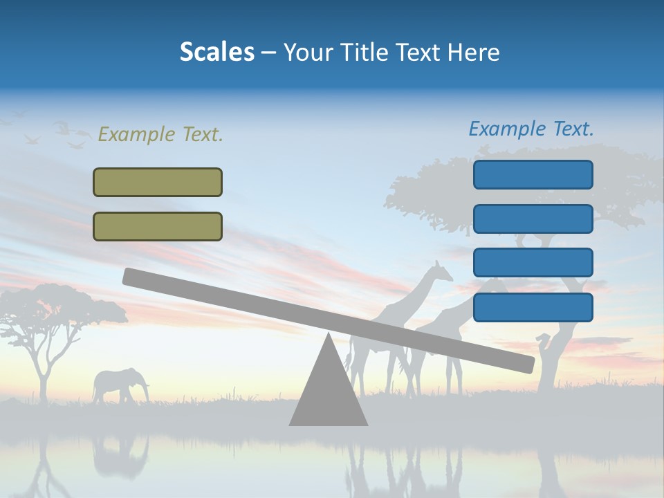 Journey Black Kenya PowerPoint Template