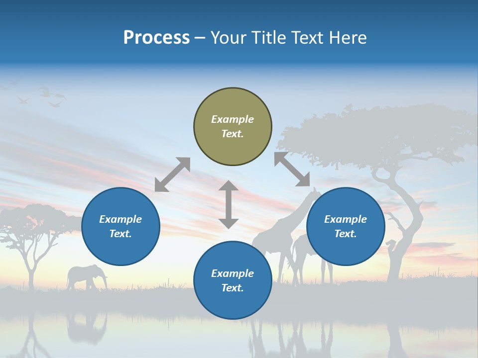 Journey Black Kenya PowerPoint Template