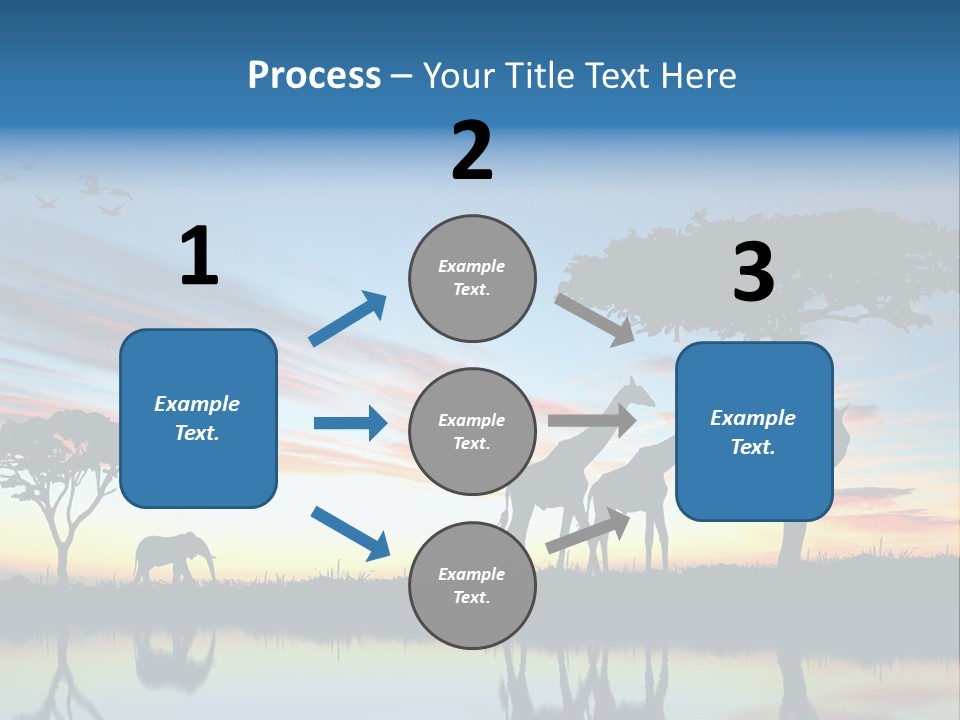 Journey Black Kenya PowerPoint Template