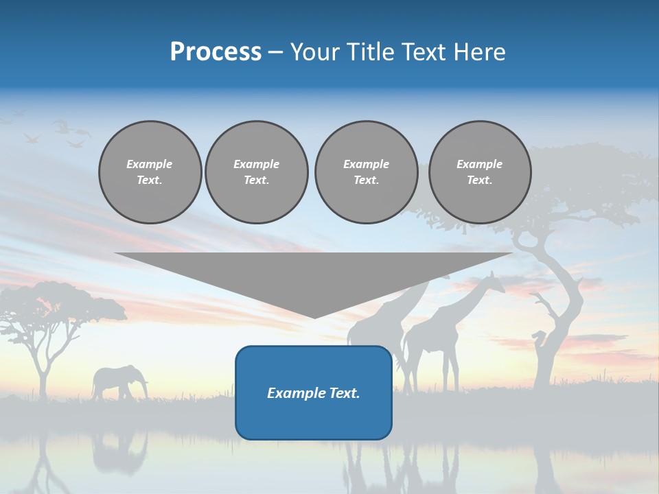 Journey Black Kenya PowerPoint Template