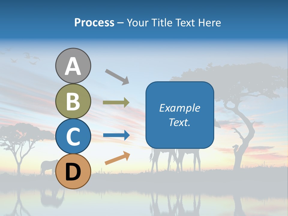 Journey Black Kenya PowerPoint Template