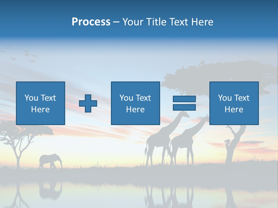 Journey Black Kenya PowerPoint Template