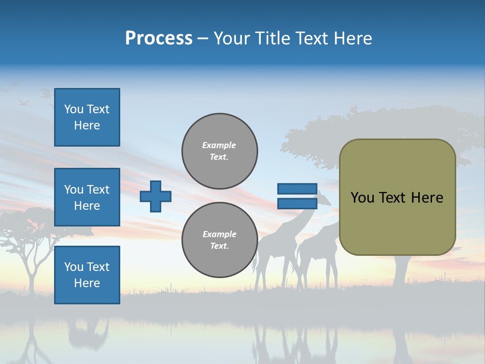 Journey Black Kenya PowerPoint Template