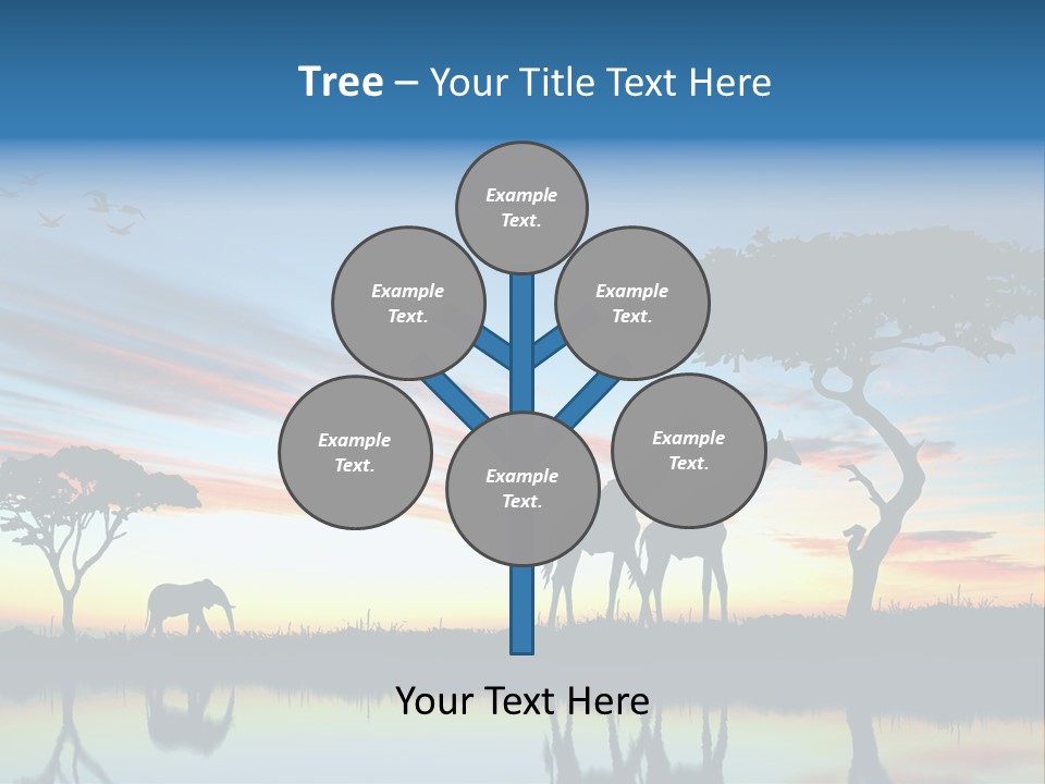 Journey Black Kenya PowerPoint Template