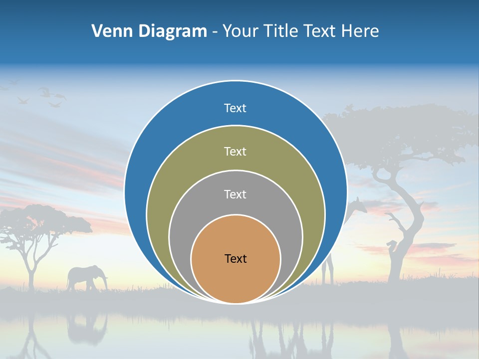 Journey Black Kenya PowerPoint Template