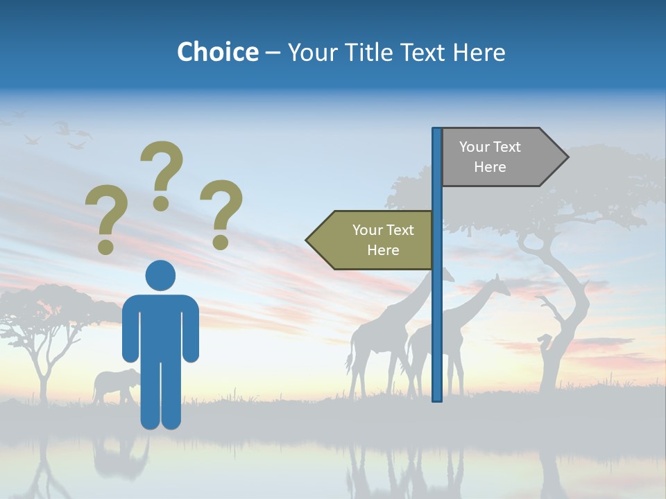 Journey Black Kenya PowerPoint Template