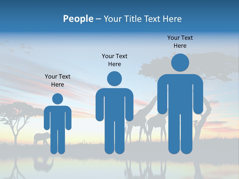 Journey Black Kenya PowerPoint Template