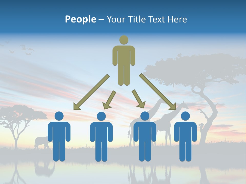 Journey Black Kenya PowerPoint Template