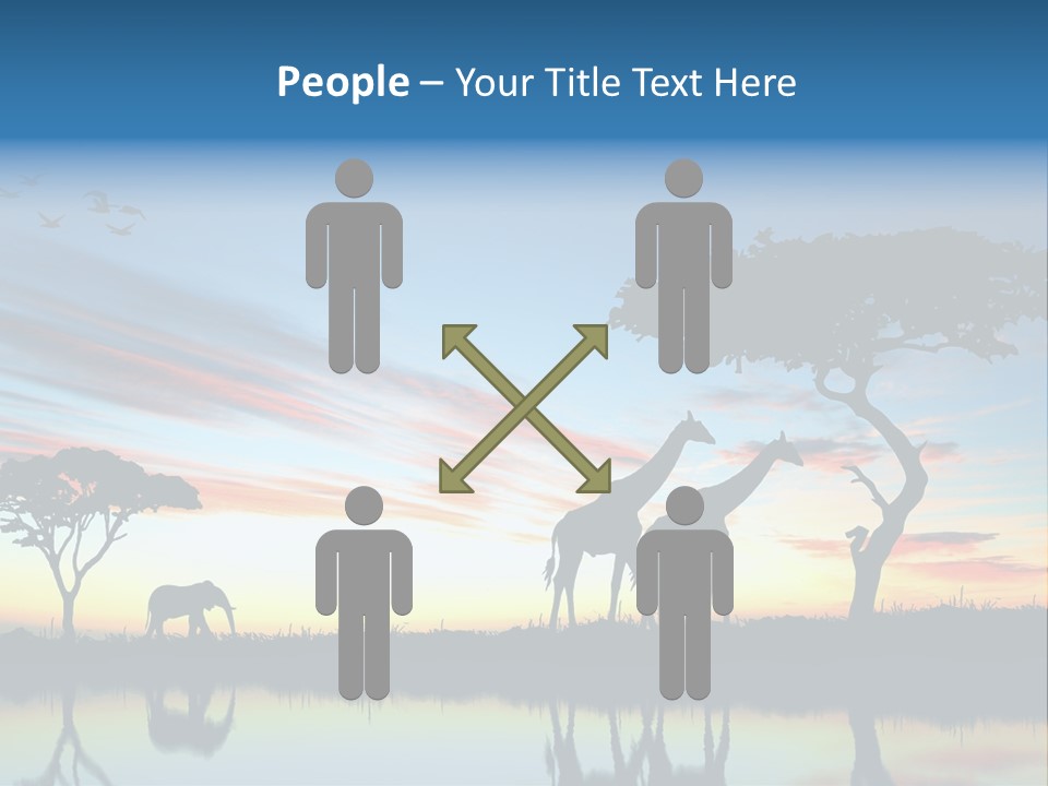 Journey Black Kenya PowerPoint Template