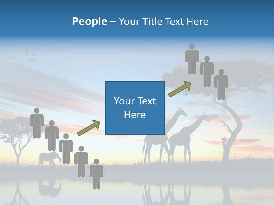 Journey Black Kenya PowerPoint Template