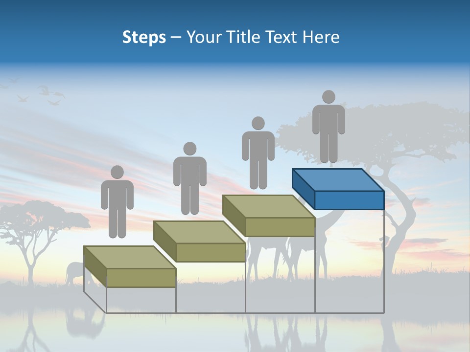 Journey Black Kenya PowerPoint Template