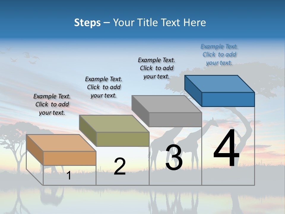 Journey Black Kenya PowerPoint Template