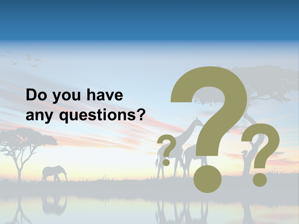 Journey Black Kenya PowerPoint Template