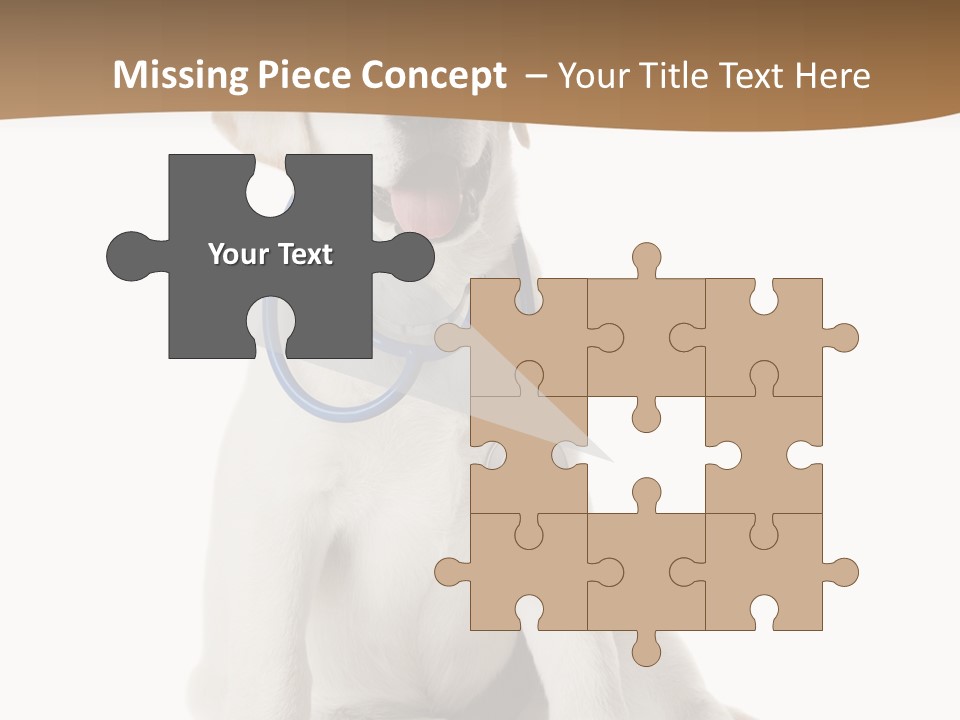 Looking Rescue Isolated PowerPoint Template