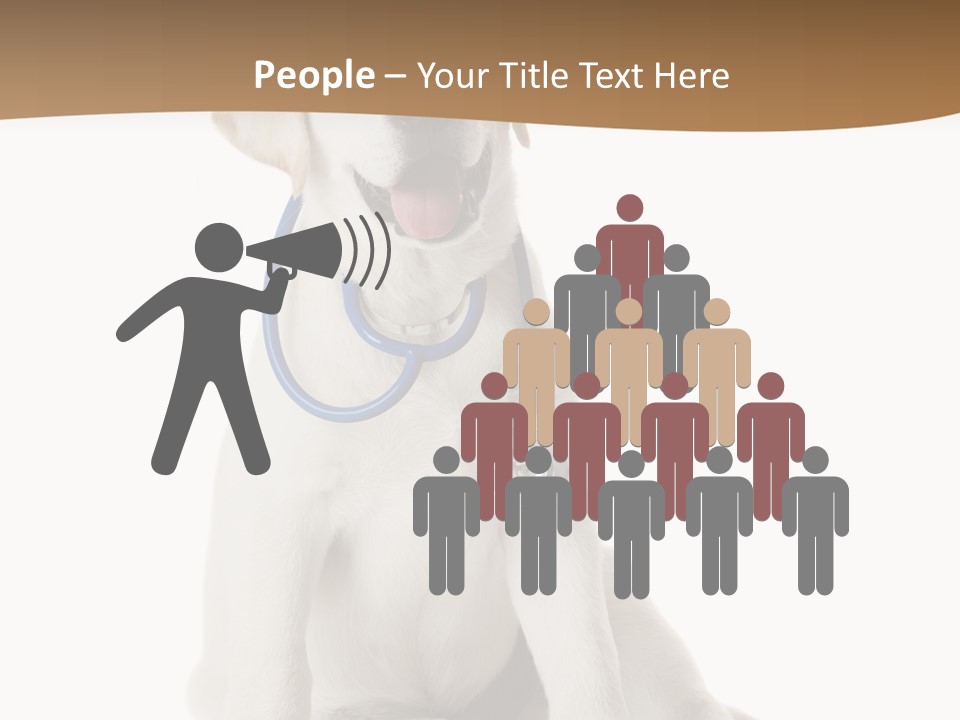 Looking Rescue Isolated PowerPoint Template